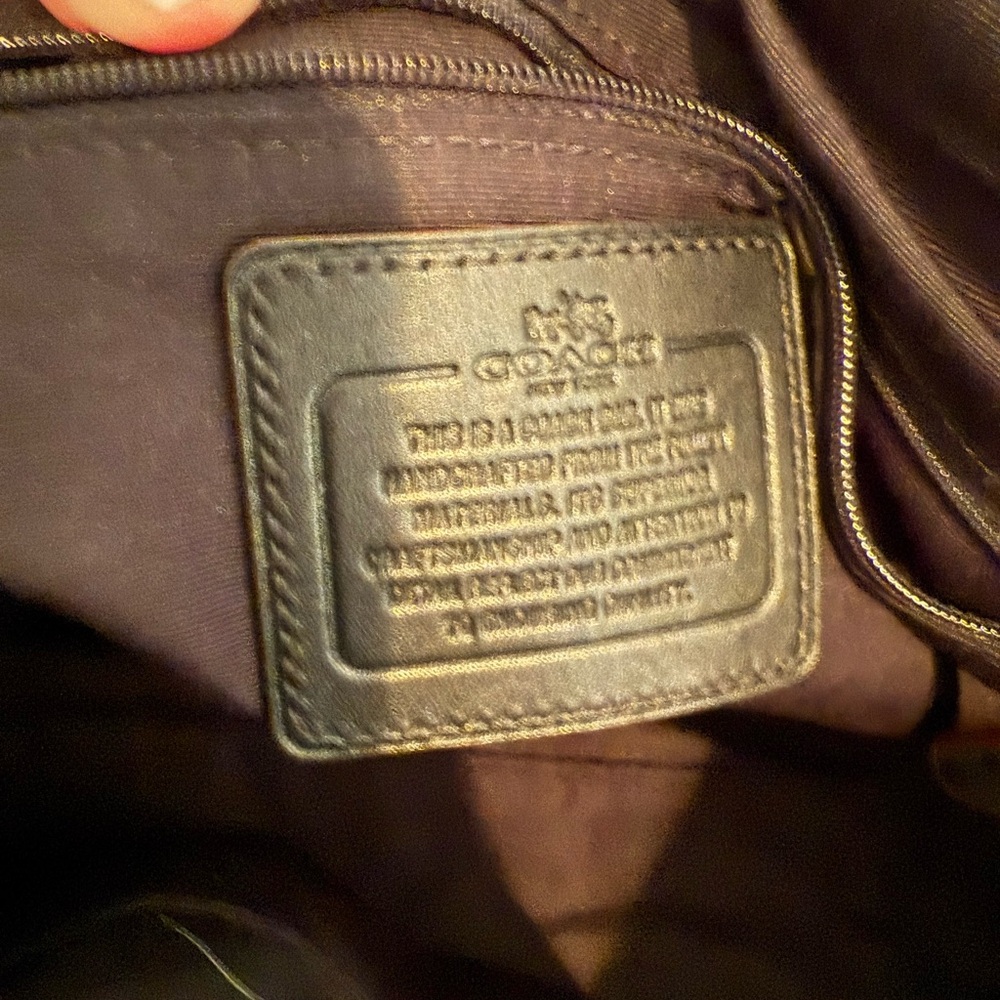 Coach Dark Leather Men's Backpack